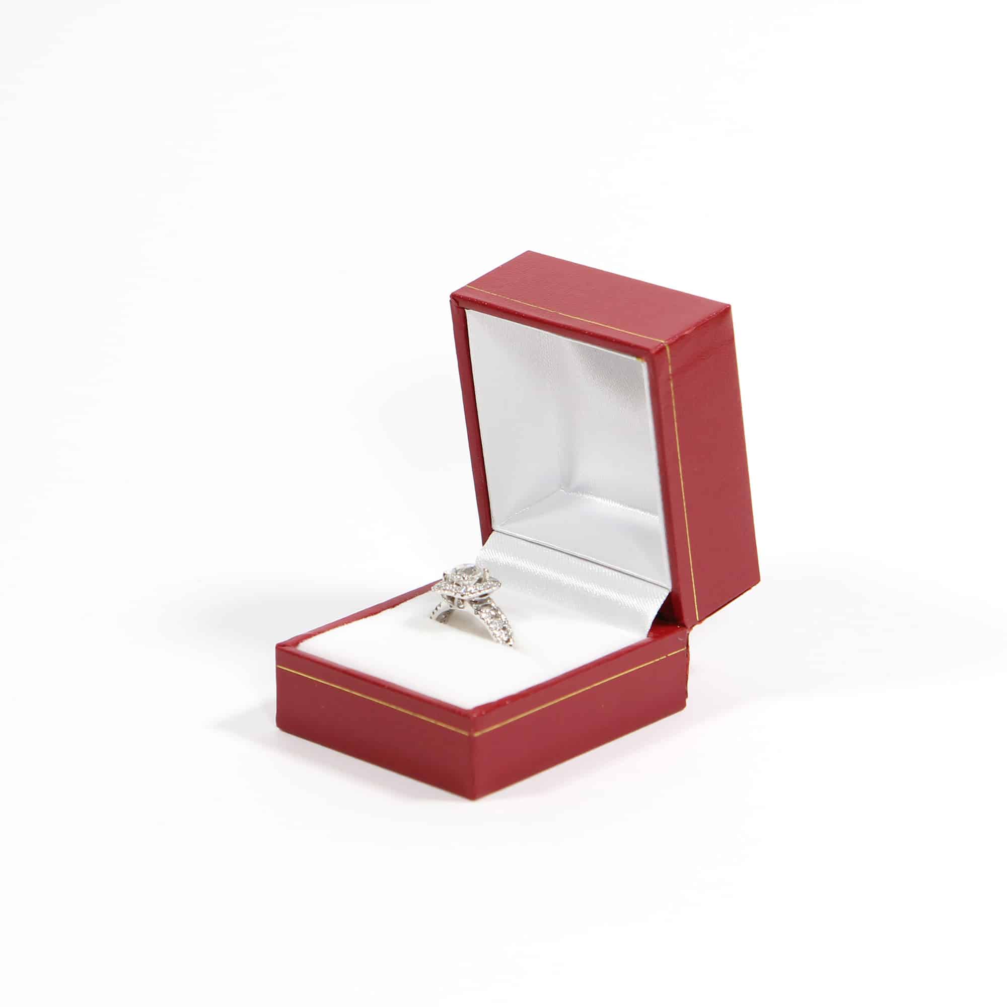 Velvet Silk Pair Ring Box Wedding Ring Box Single Ring Box Wedding Proposal  Farewell Jewelry Box C - Walmart.com
